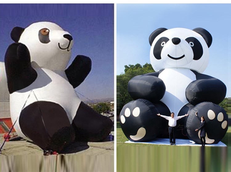 藤县充气熊猫展示